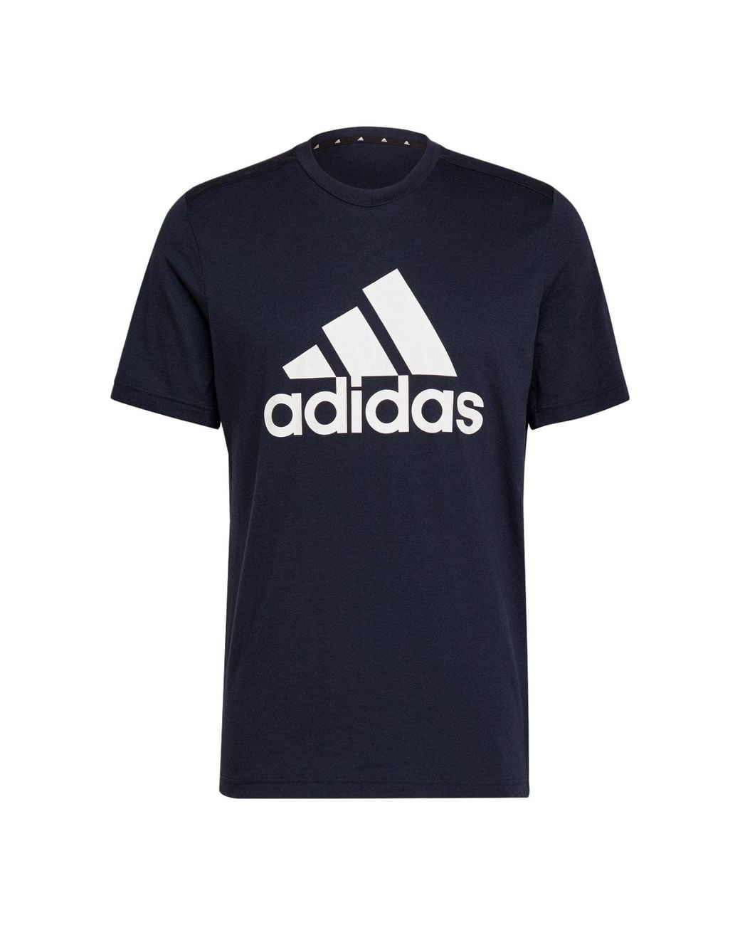 Adidas Blue Aeroready Designed 2 Move Feelready Sport Logo T-Shirt 'Legend Ink' for men