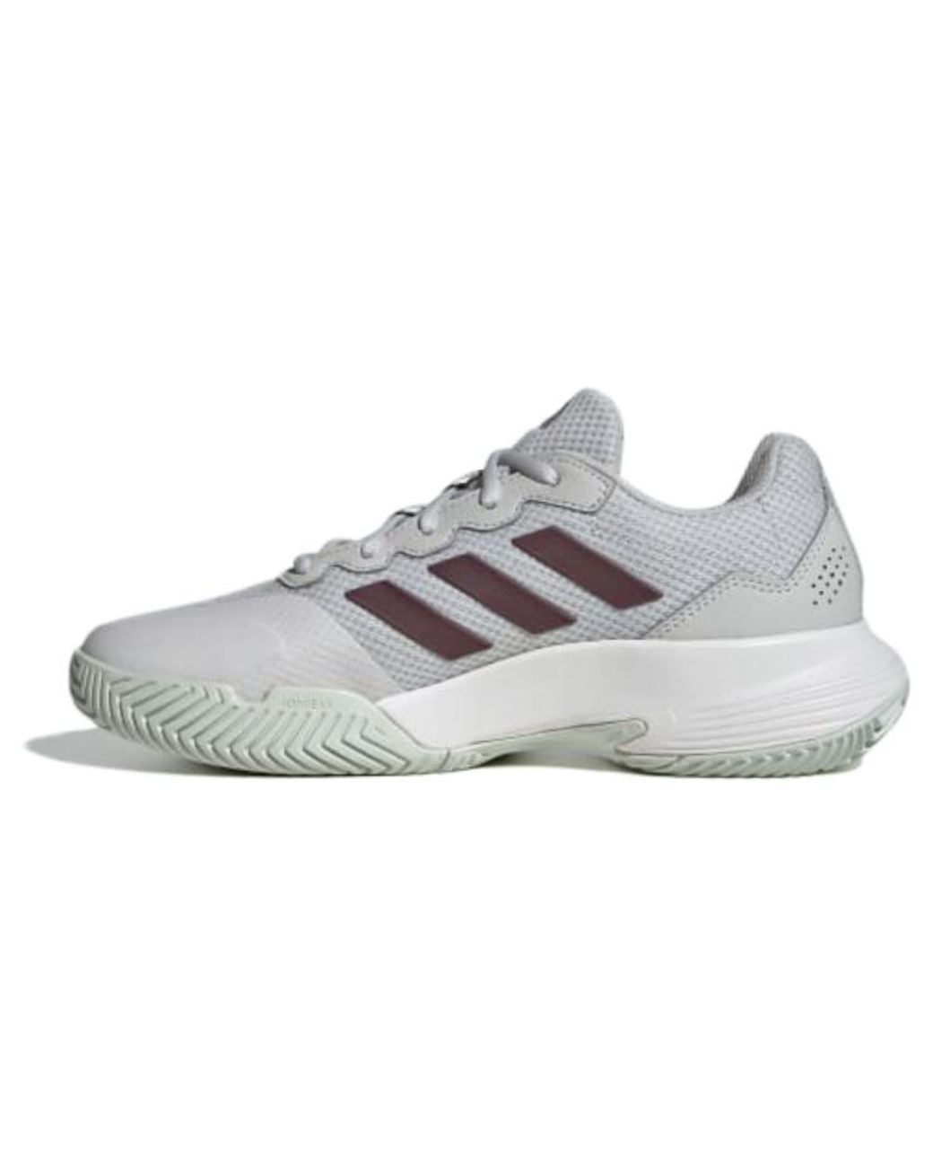 Adidas White (Wmns) Gamecourt 2.0 Aurora Metallic'