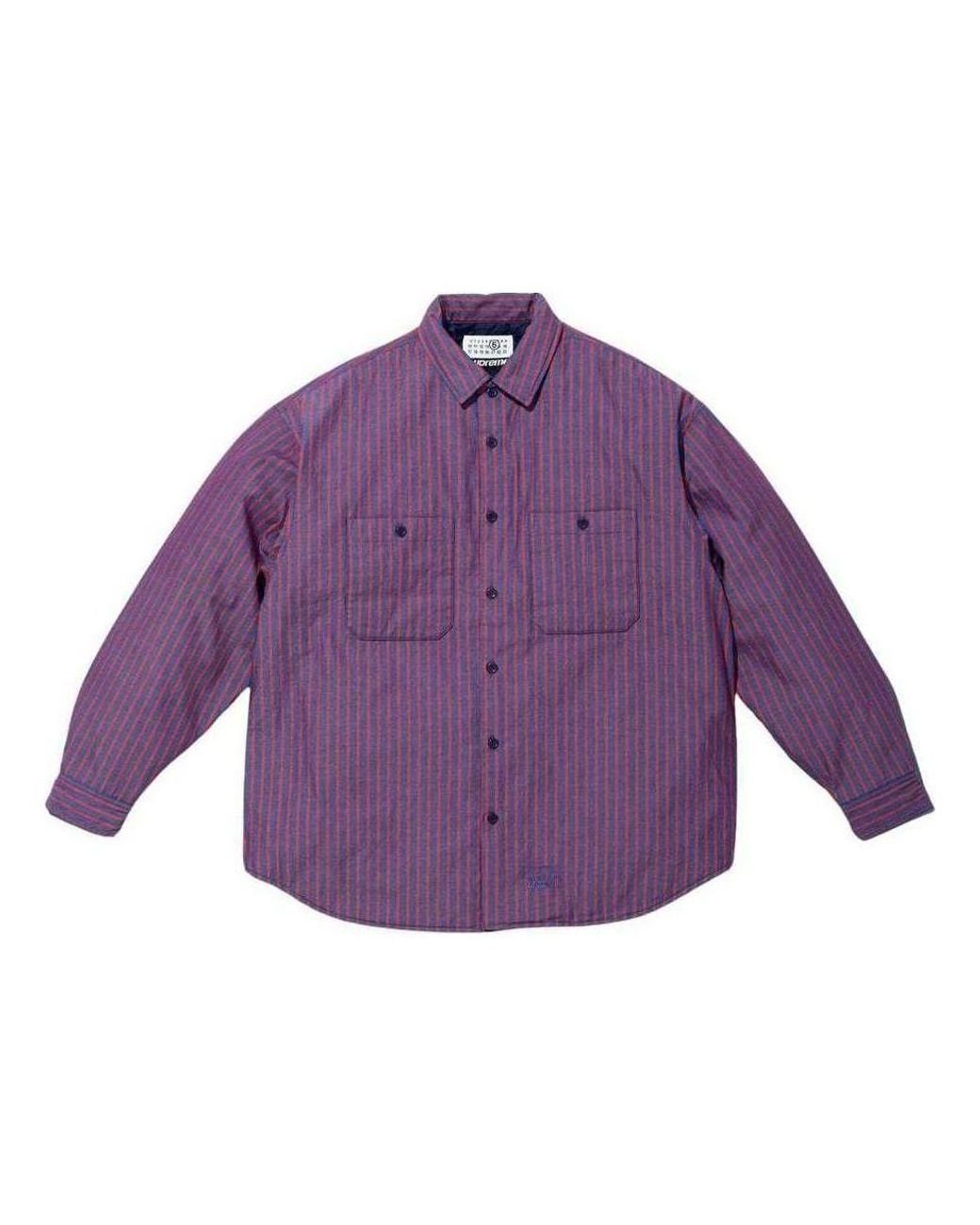 トップス Supreme MM6 Maison Margiela Padded Shirt Supreme MM6 Maison Margiela Padded Shirt Black Men's - SS24 - US