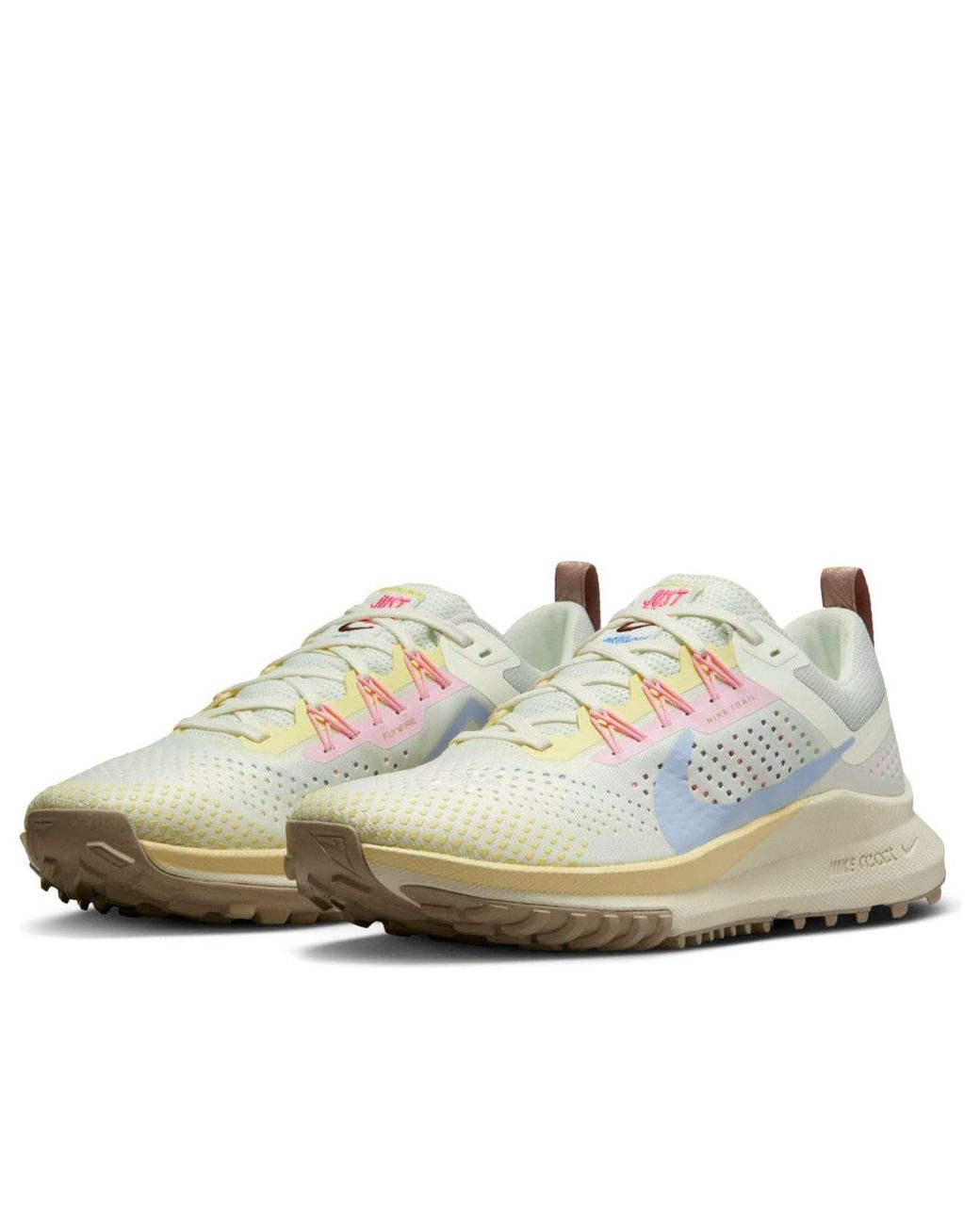 Nike White React Pegasus Trail 4