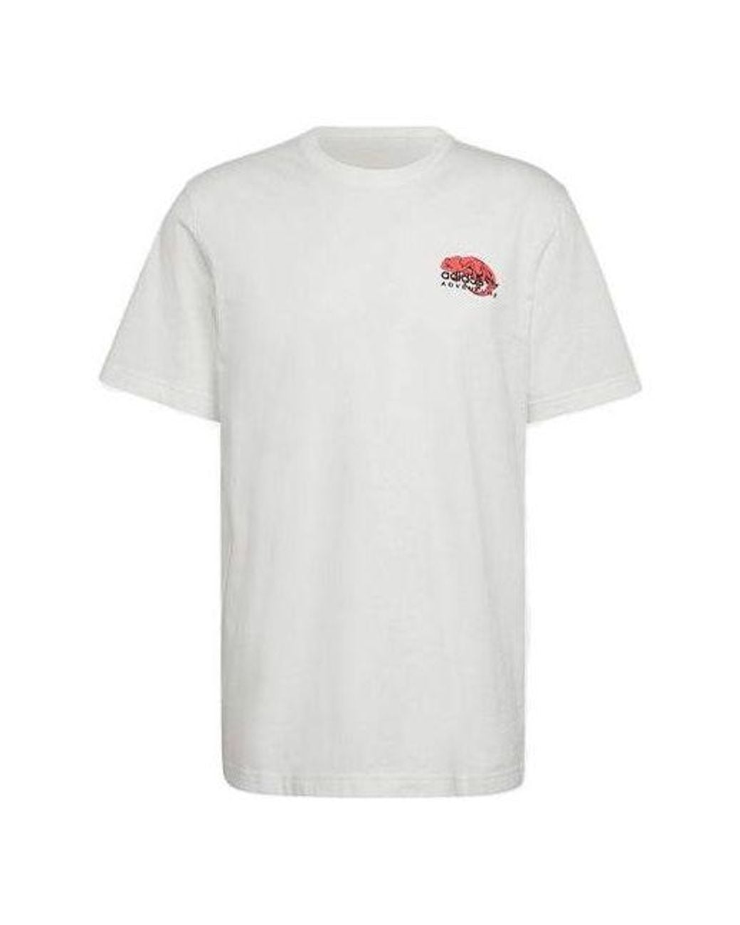 Adidas White Adventure Packalot Tee for men