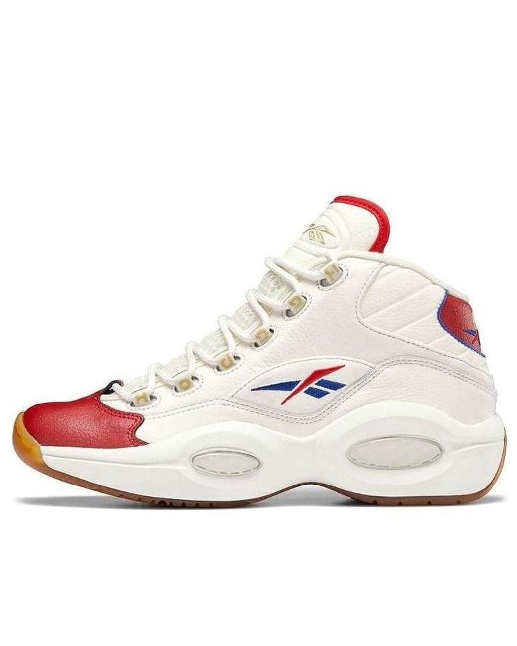 Reebok Question Mid Draft Night Red/white for men