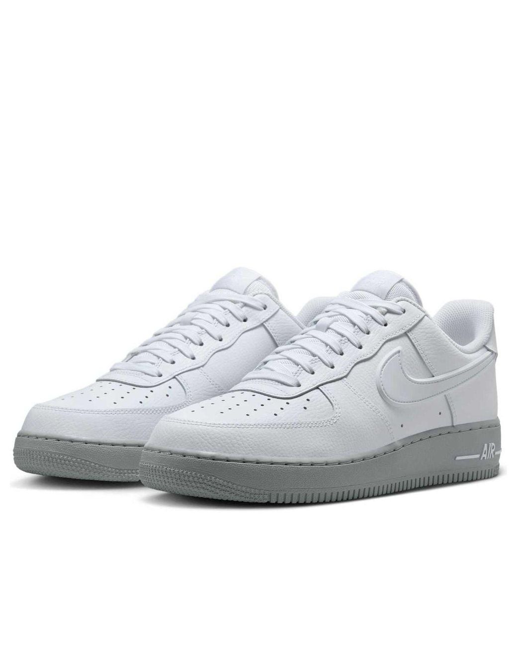 Nike White Air Force 1 '07 Light Smoke Sole' for men