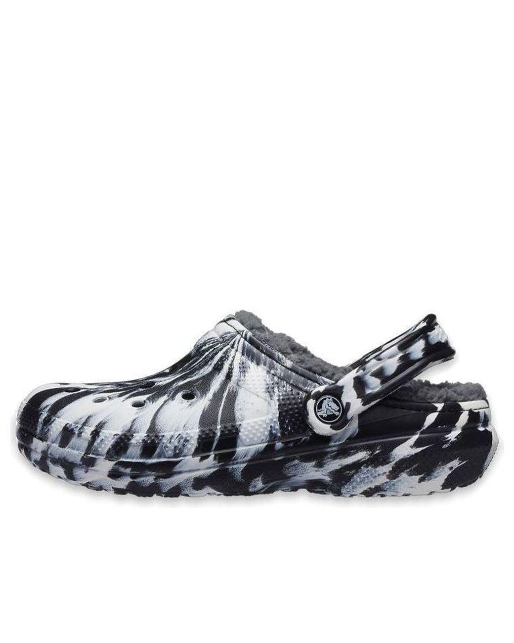 CROCSTM Blue (Wmns) Classic Lined Clog Outdoor Sandals 'Marbled'