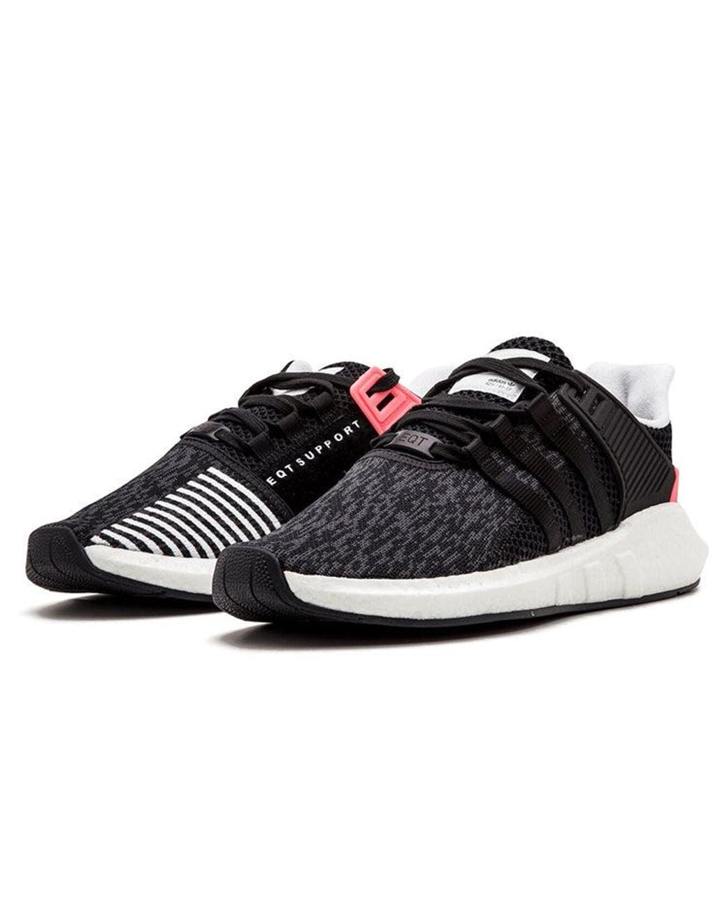 Adidas Black Eqt Support 93/17 'Core Turbo' for men
