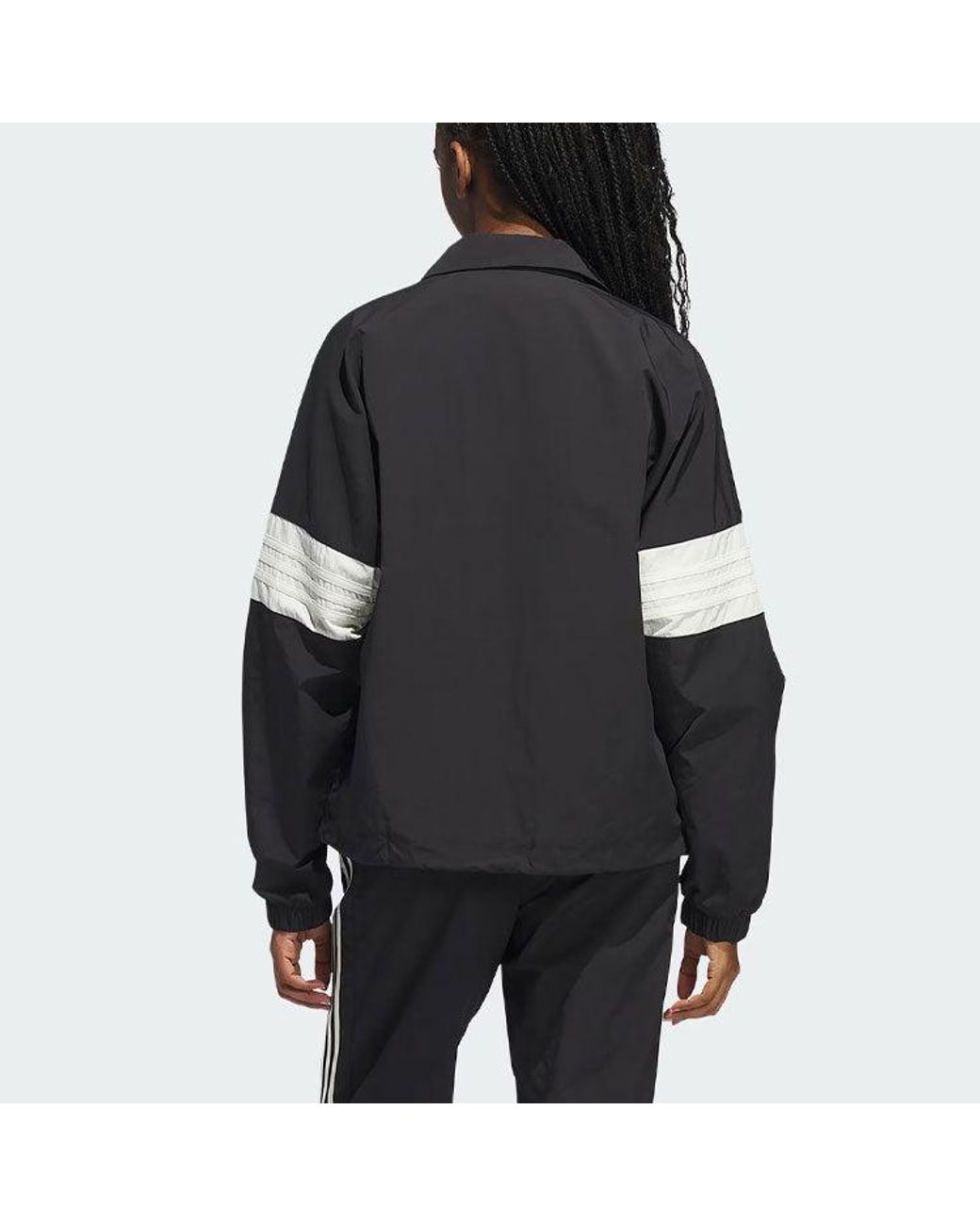 Adidas Black Originals 3 Coach Jacket (Gender Neutral) Asia Sizing for men
