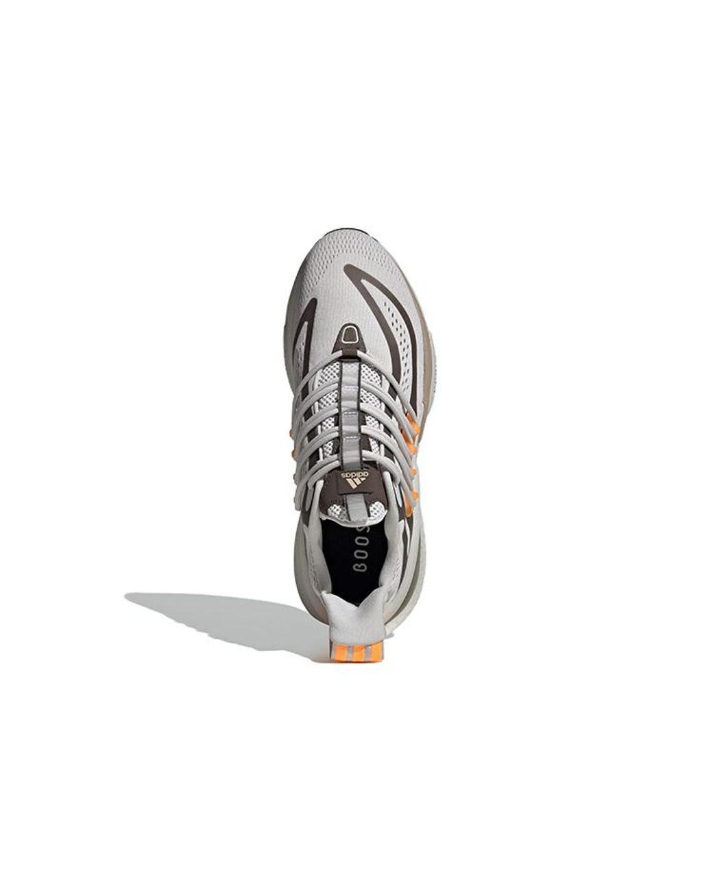 Adidas White Alphaboost V1 Shoes Wonder' for men