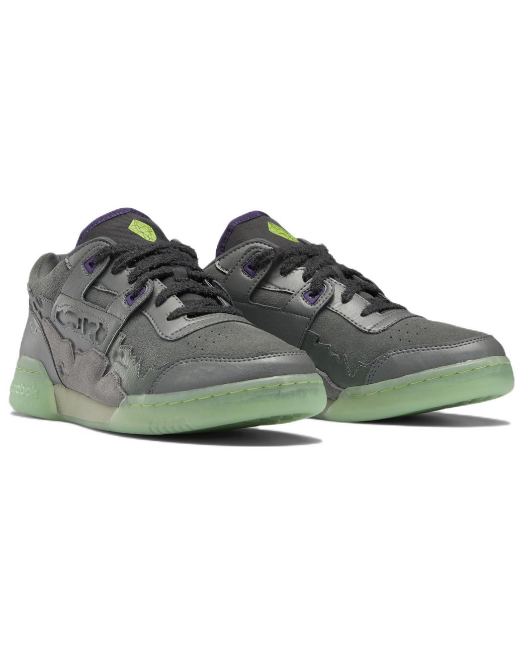 Reebok Gray Dc Workout Plus Shoes 'Essential Free' for men