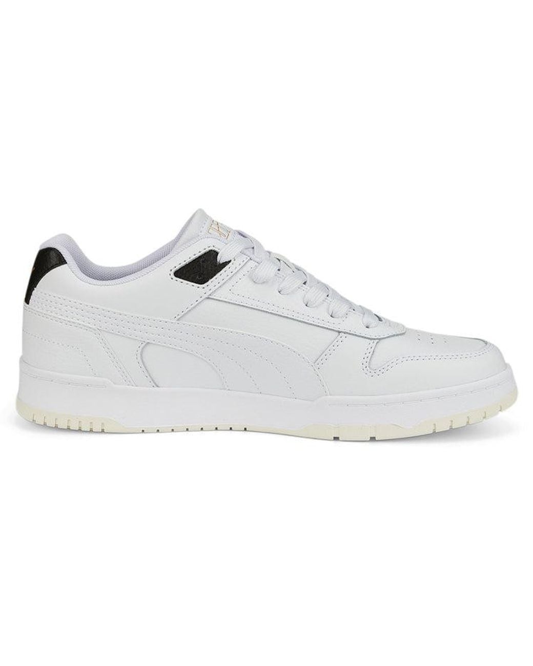 PUMA White Rbd Game Leather Trainers for men