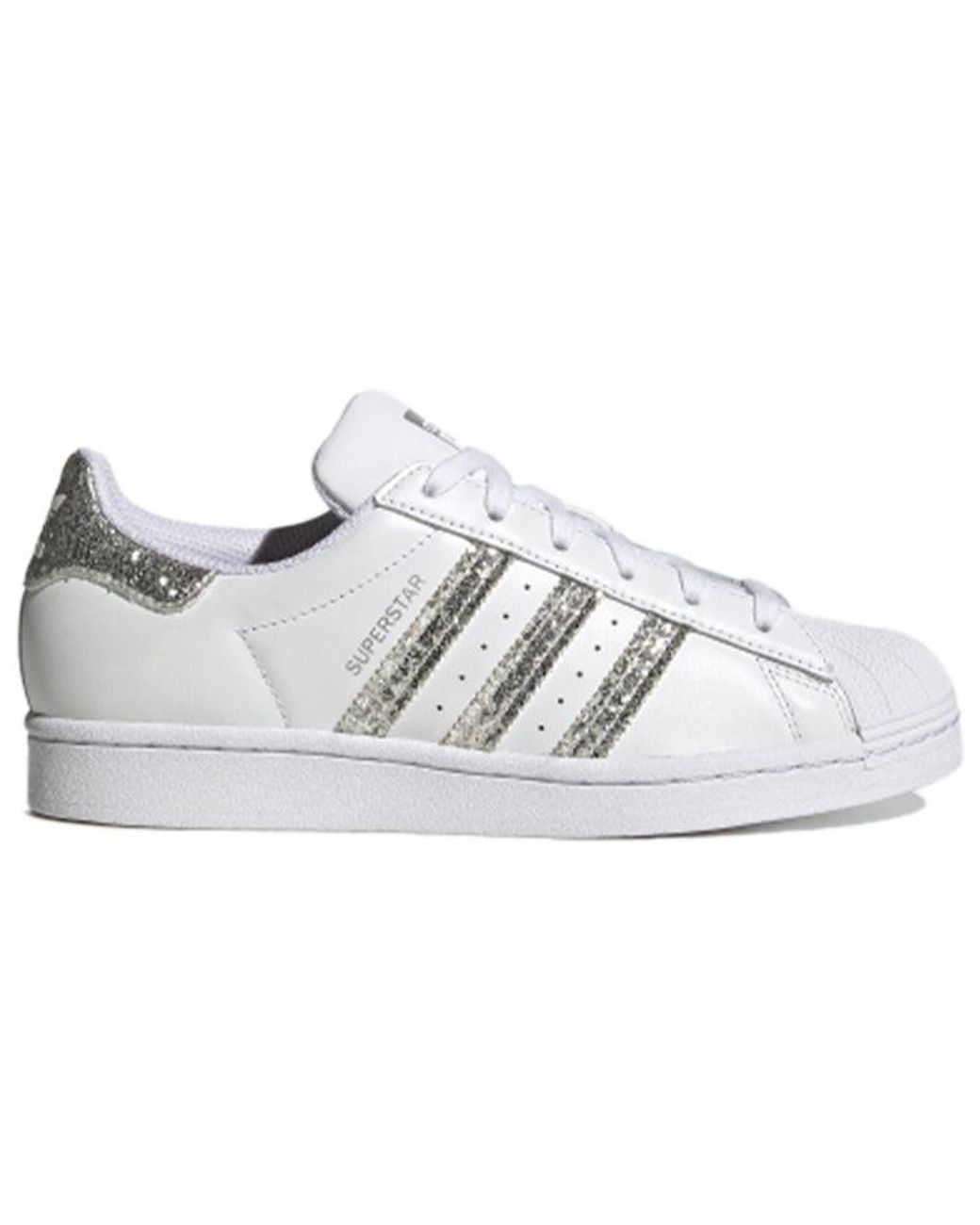 adidas Originals Adidas Superstar 'glitter' in White | Lyst