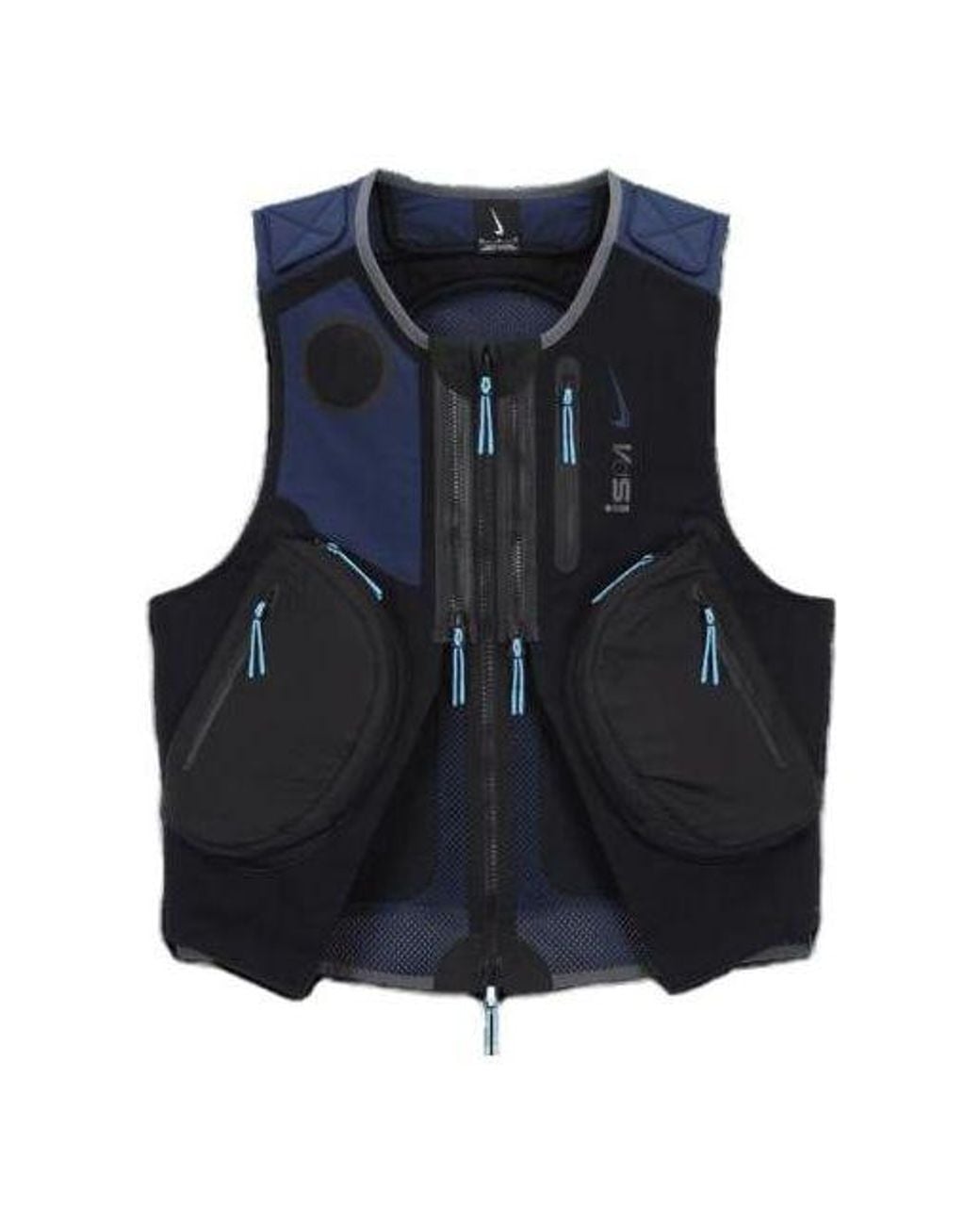 Nike Blue Ispa Gilet 2.0 Vest Midnight' for men