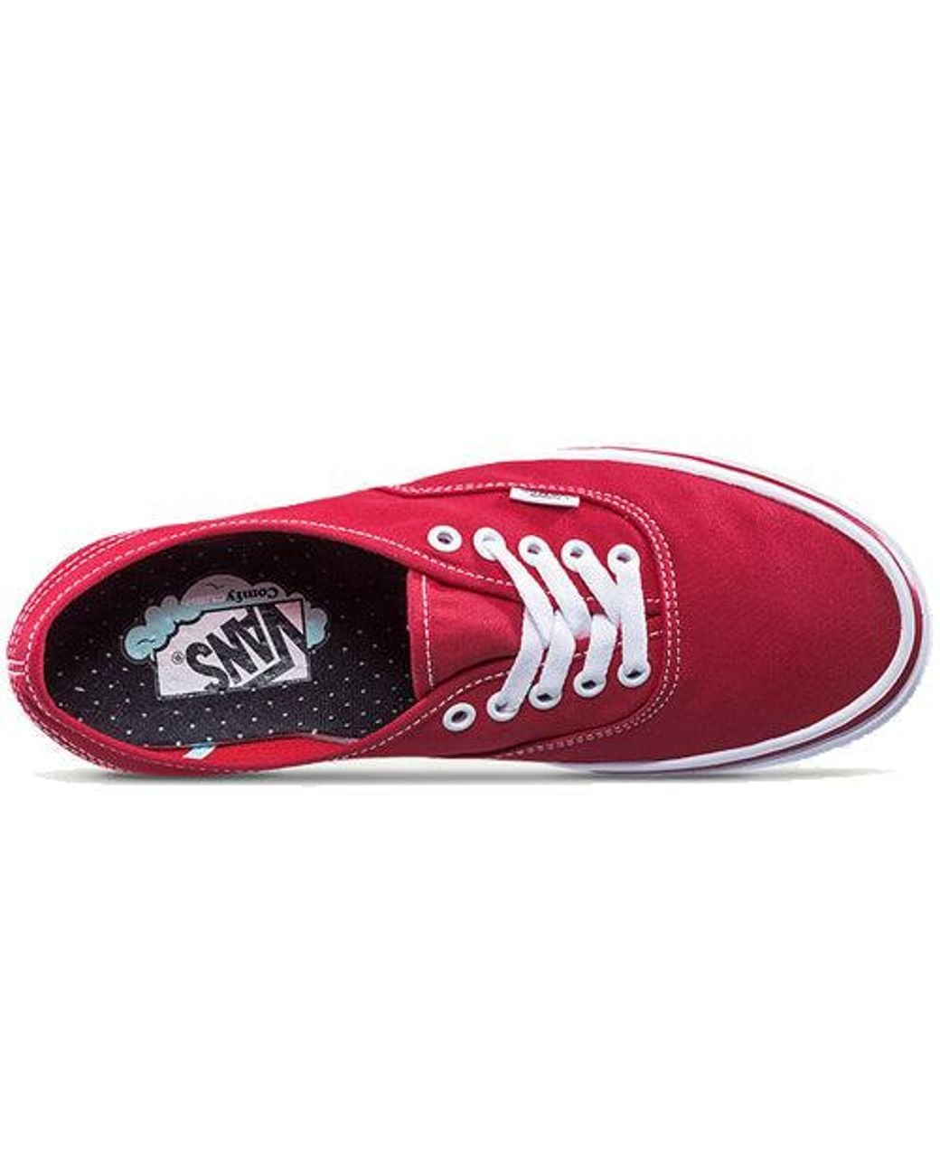 Vans Red Comfycush Authentic 'Racing' for men