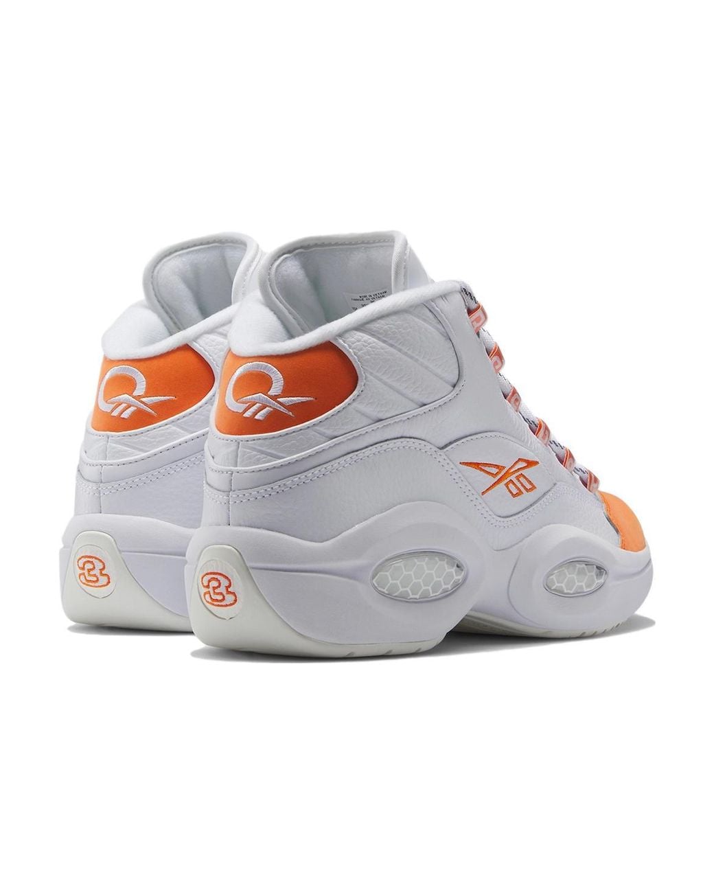 Reebok White Question Mid Toe' 2023 for men