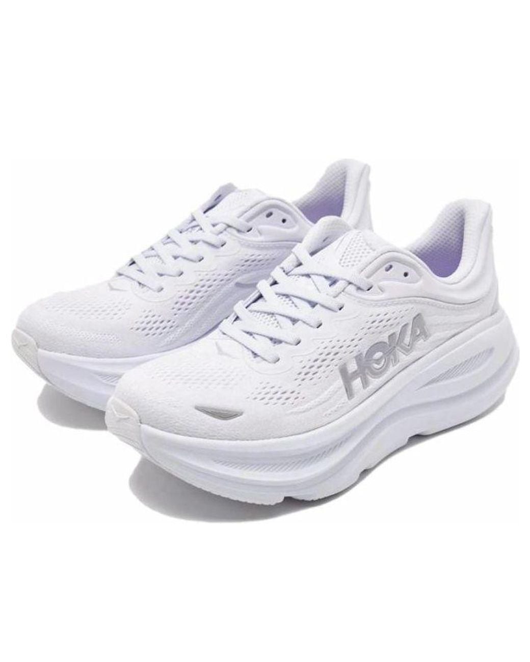 Hoka One One White (Wmns) Bondi 9 'Starlight Glow'