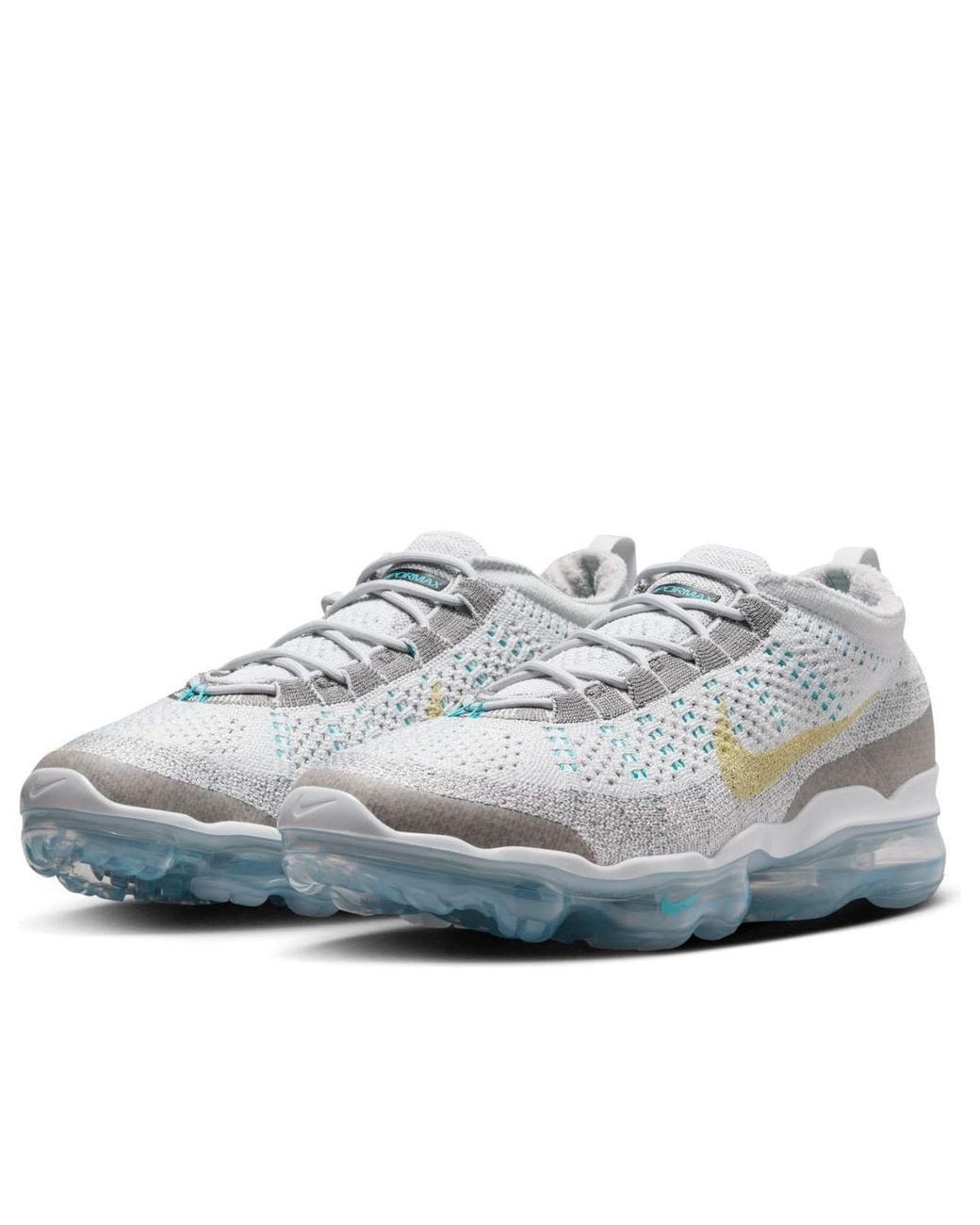 Nike Gray Air Vapormax 2023 Flyknit 'Photon Dusty Cactus' for men