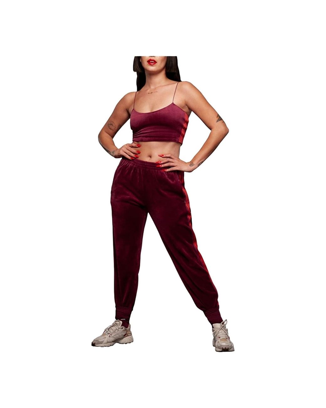 Adidas Purple (Wmns) X Ivy Park Velour Bra 'B
