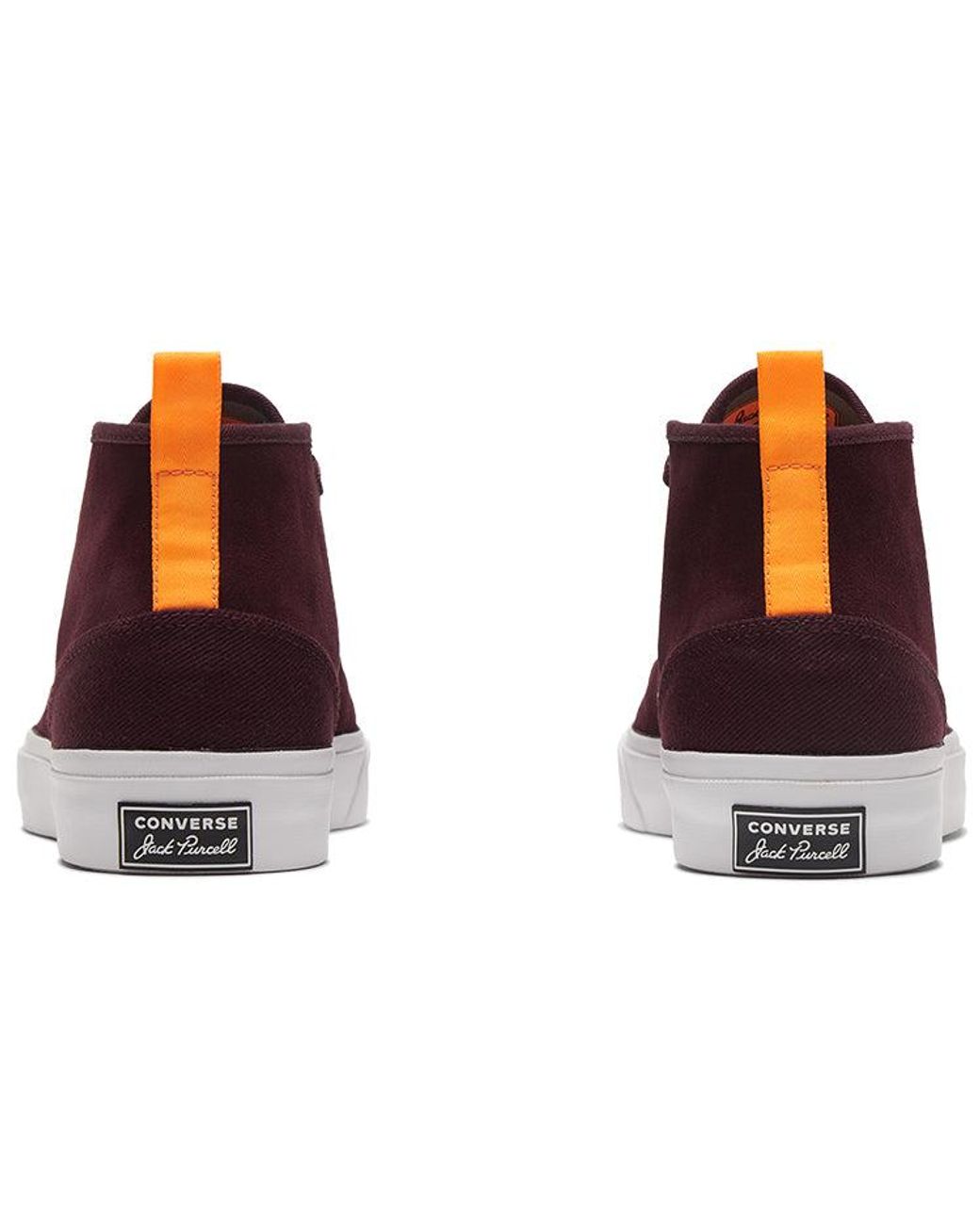 Converse Brown Jack Purcell Mid 'Deep Bordeaux' for men