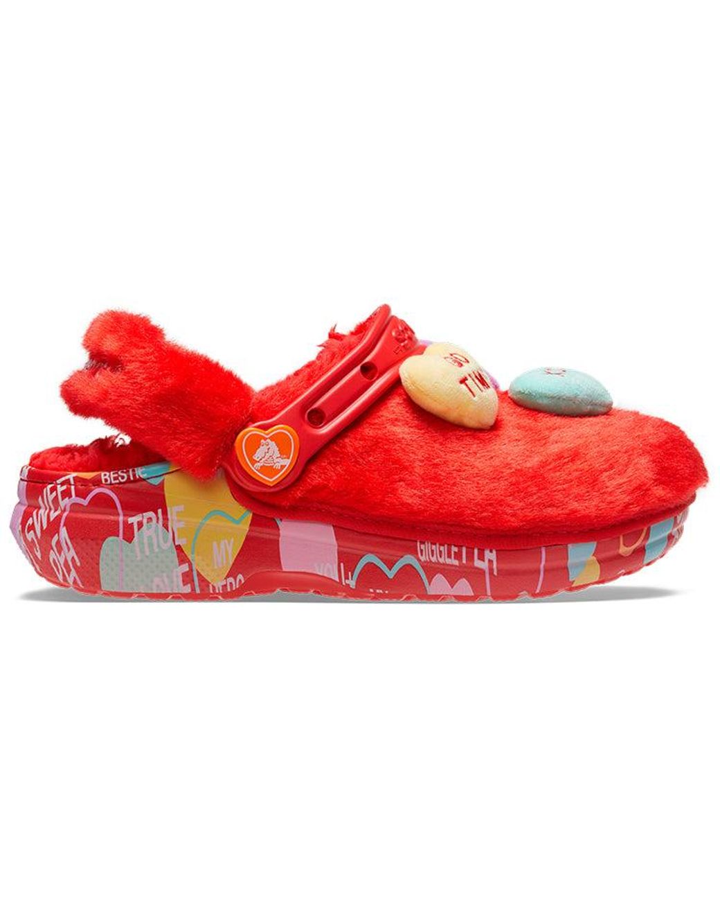 CROCSTM Red Sweethearts X Clog Classic Fur 'Valentine's Day' for men