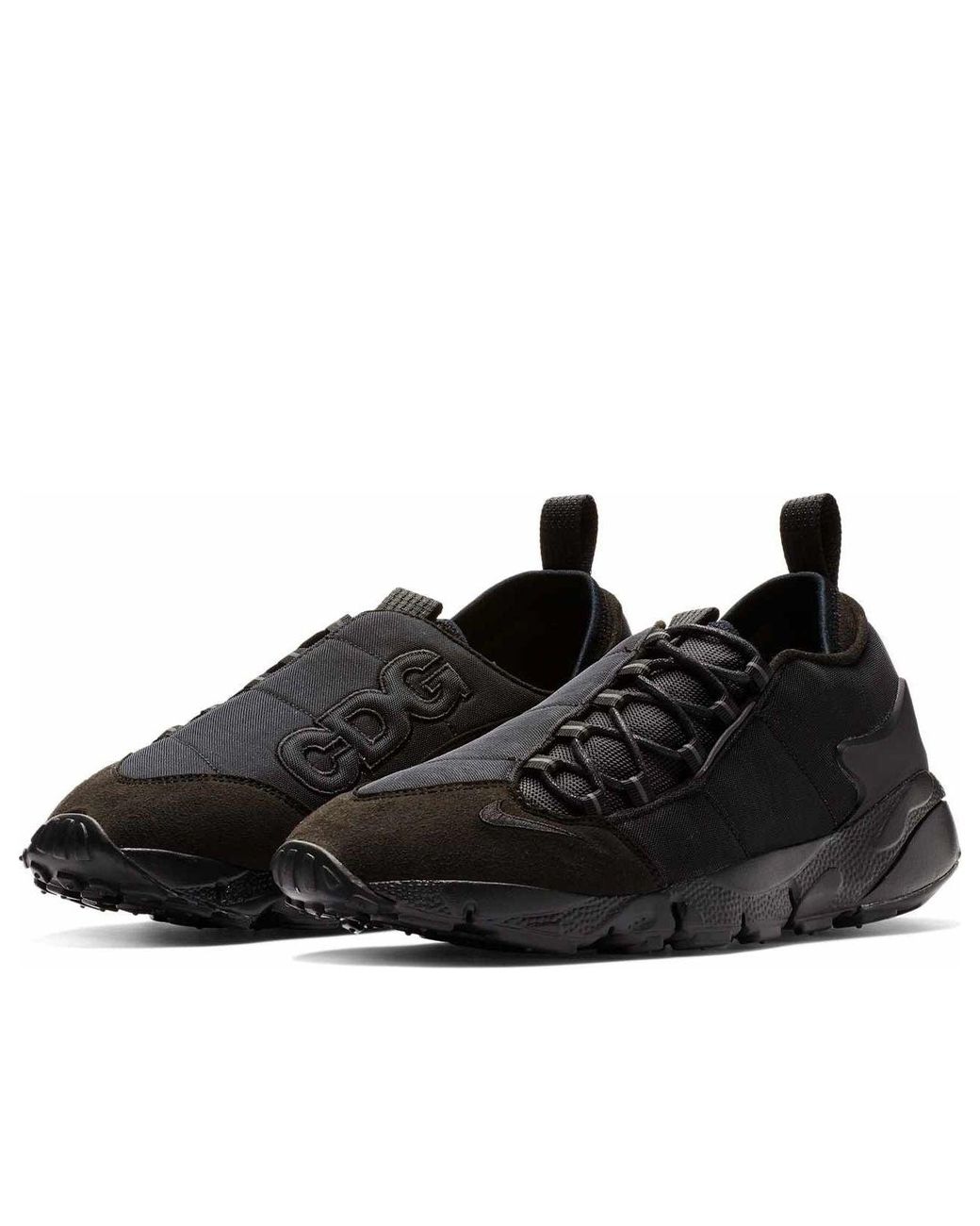 Nike Black X Comme Des Garcons Air Footscape Nm for men