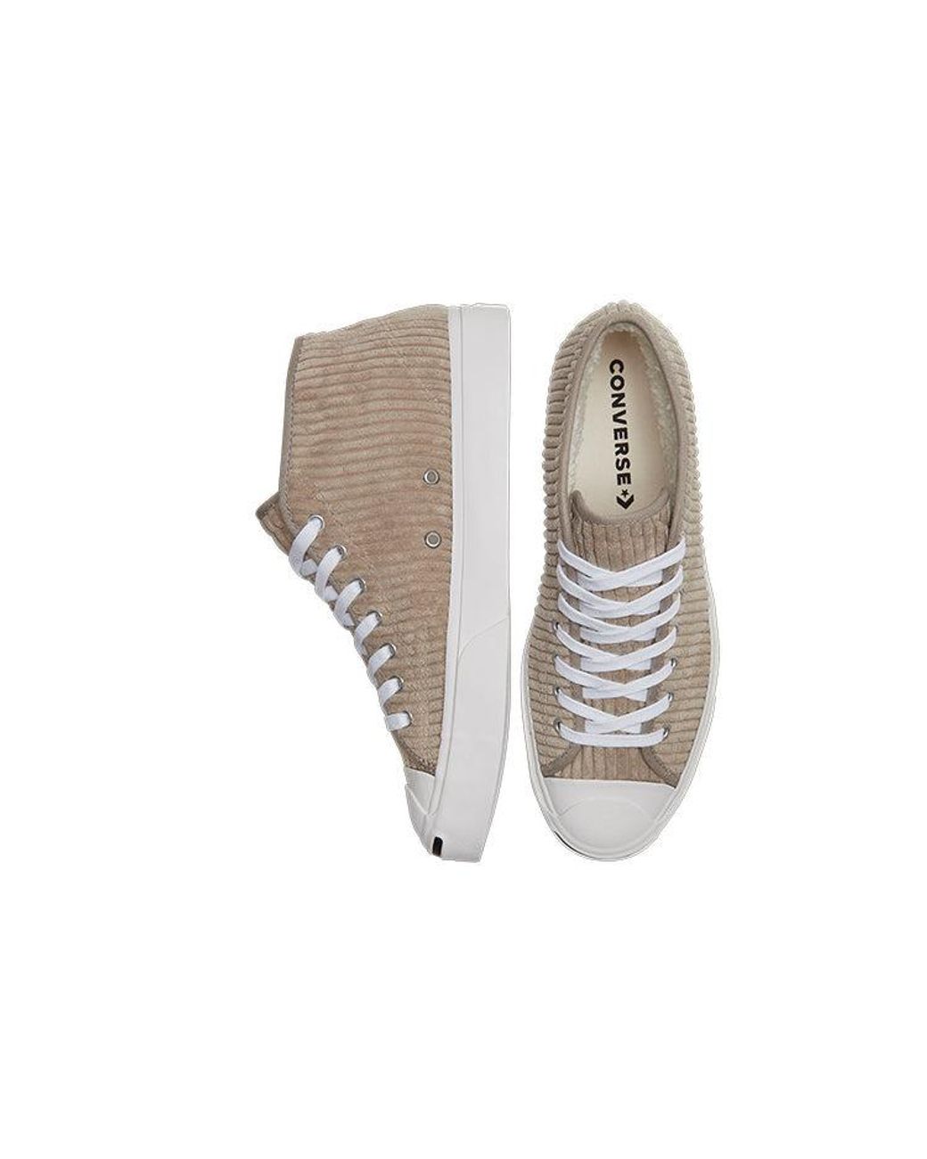 Converse Green Jack Purcell Mid Corduroy' for men