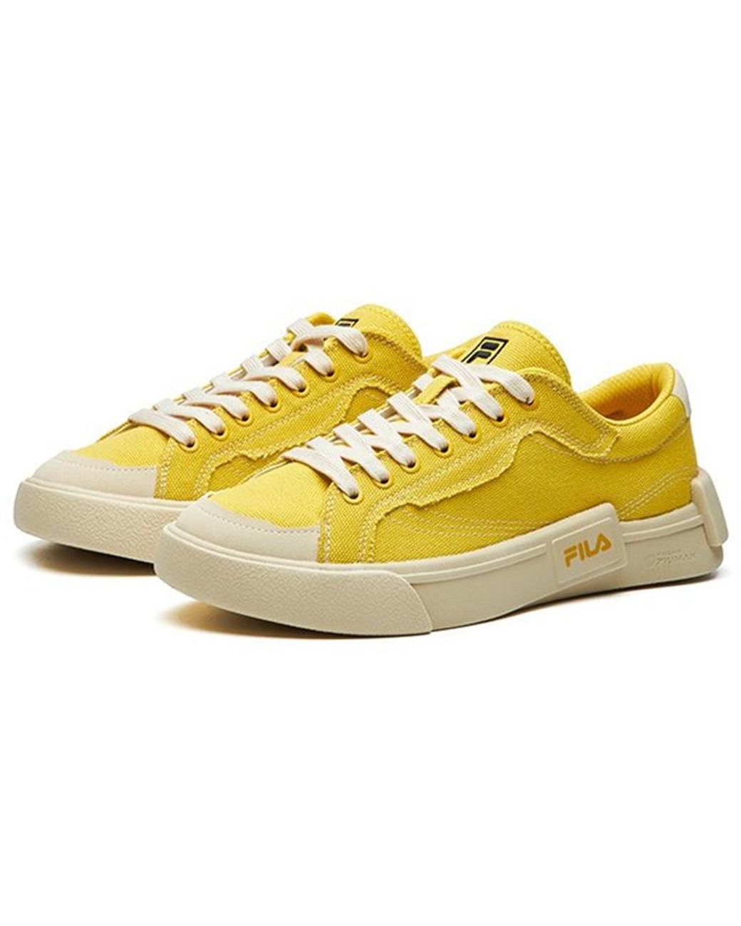 Fila Wmns Canvas Shoes in Yellow Lyst UK