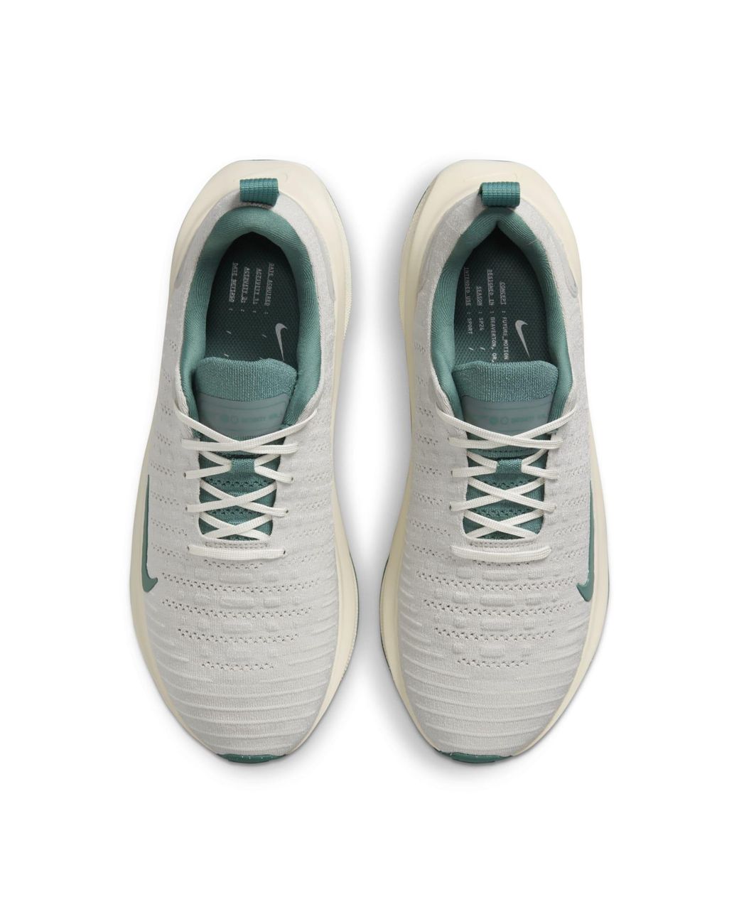 Nike White Reactx Infinity Run 4 Premium 'Light Bone Bicoastal' for men