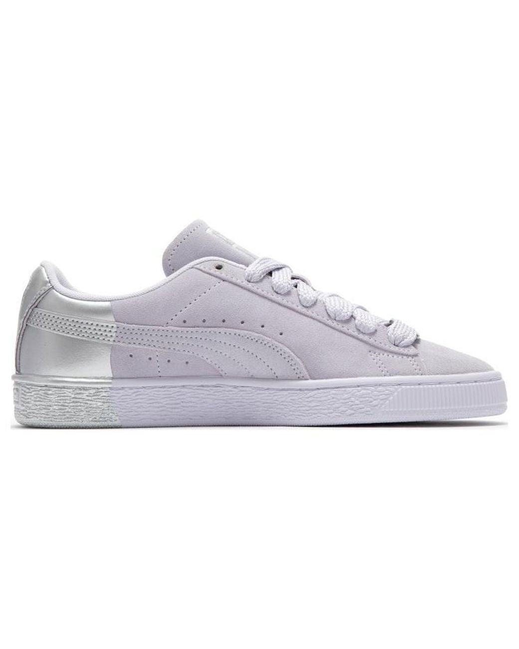 PUMA White Suede Dance Crew 'Light' for men
