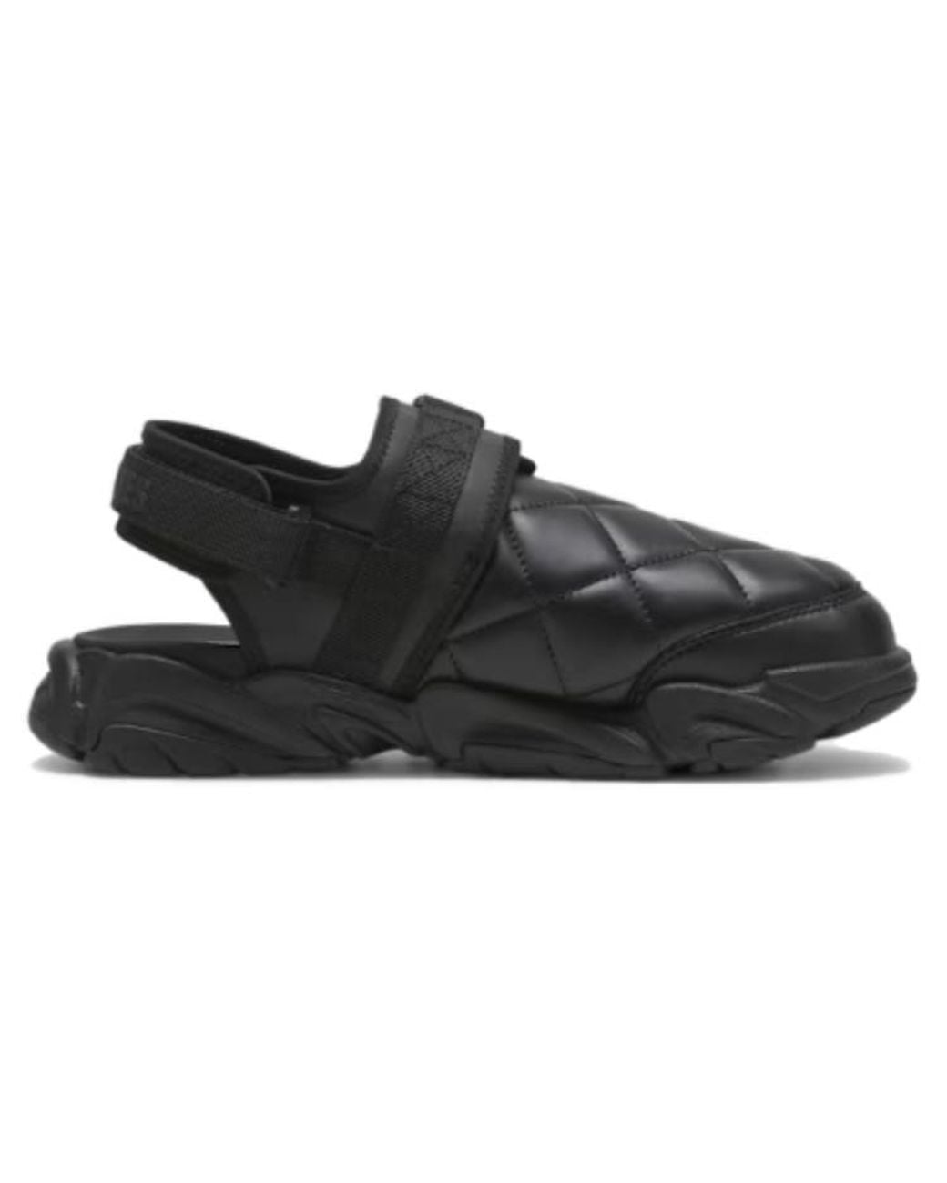 PUMA Black X Pleasures Ts-01 Quilt Sandals for men