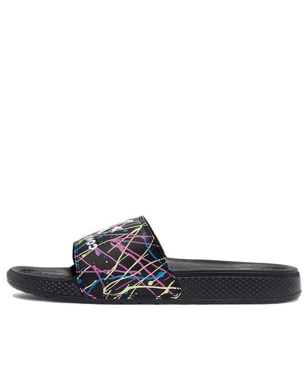 Converse Blue Chuck Taylor All Star Slide Paint Splatter for men