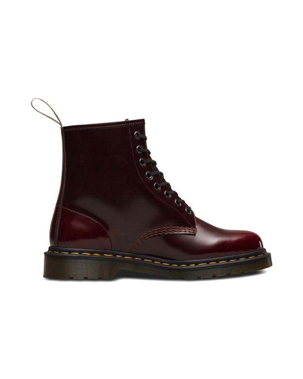 Dr. Martens Brown 10 Martin Boots Cherry Red for men