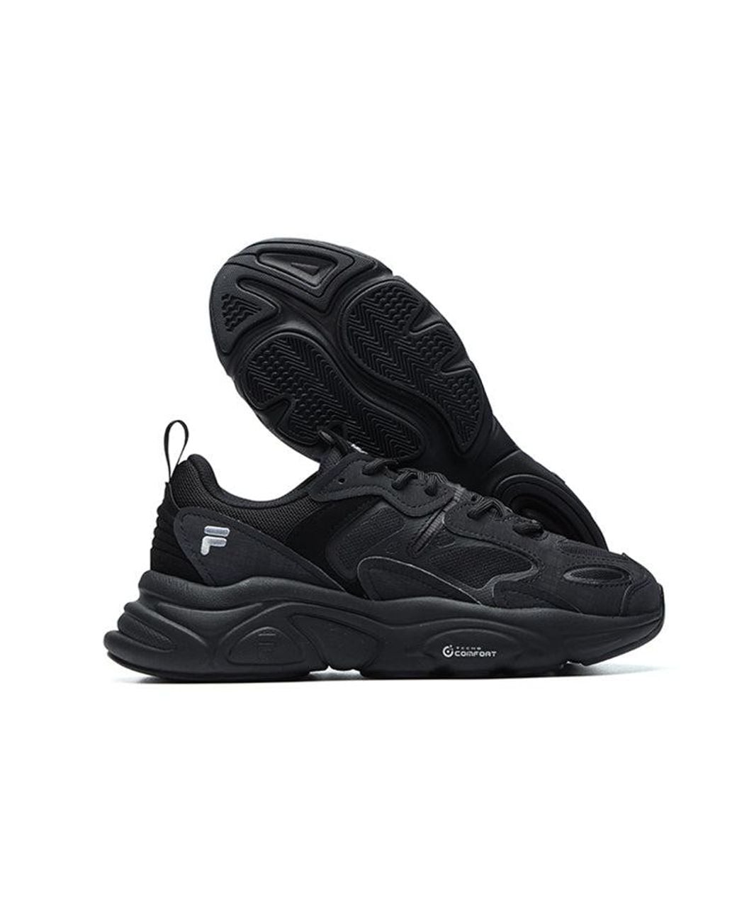 Fila Black (Wmns) Mars 2 Low-Top Running Shoes