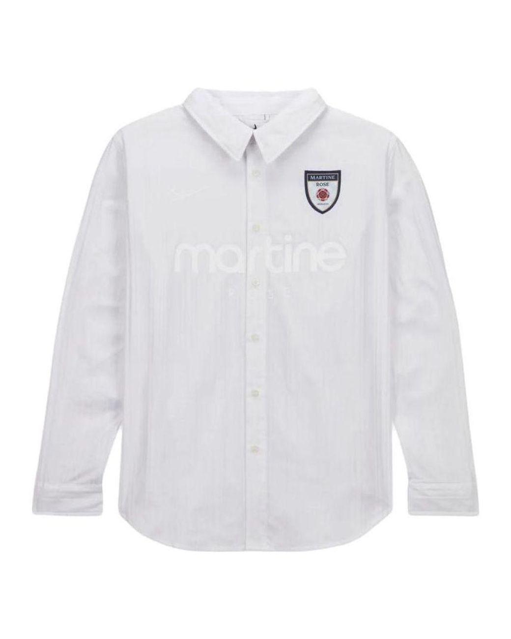 Nike White X Martine Rose Dress Shirt for men