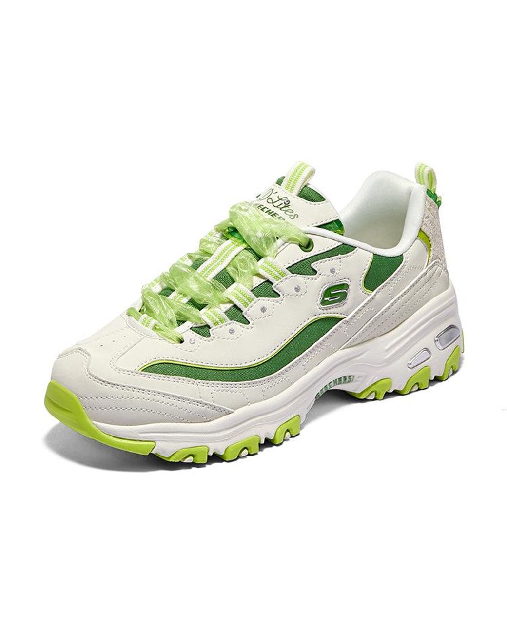 Skechers Green (Wmns) D'Lites 1.0 Chunky Sneakers