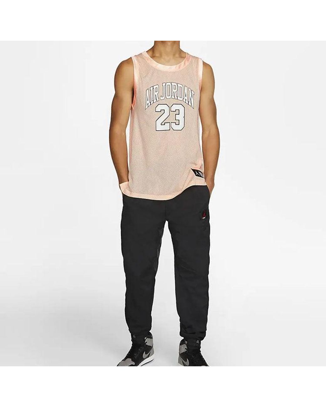 Nike Pink Dna Distorted Basketball Top for men