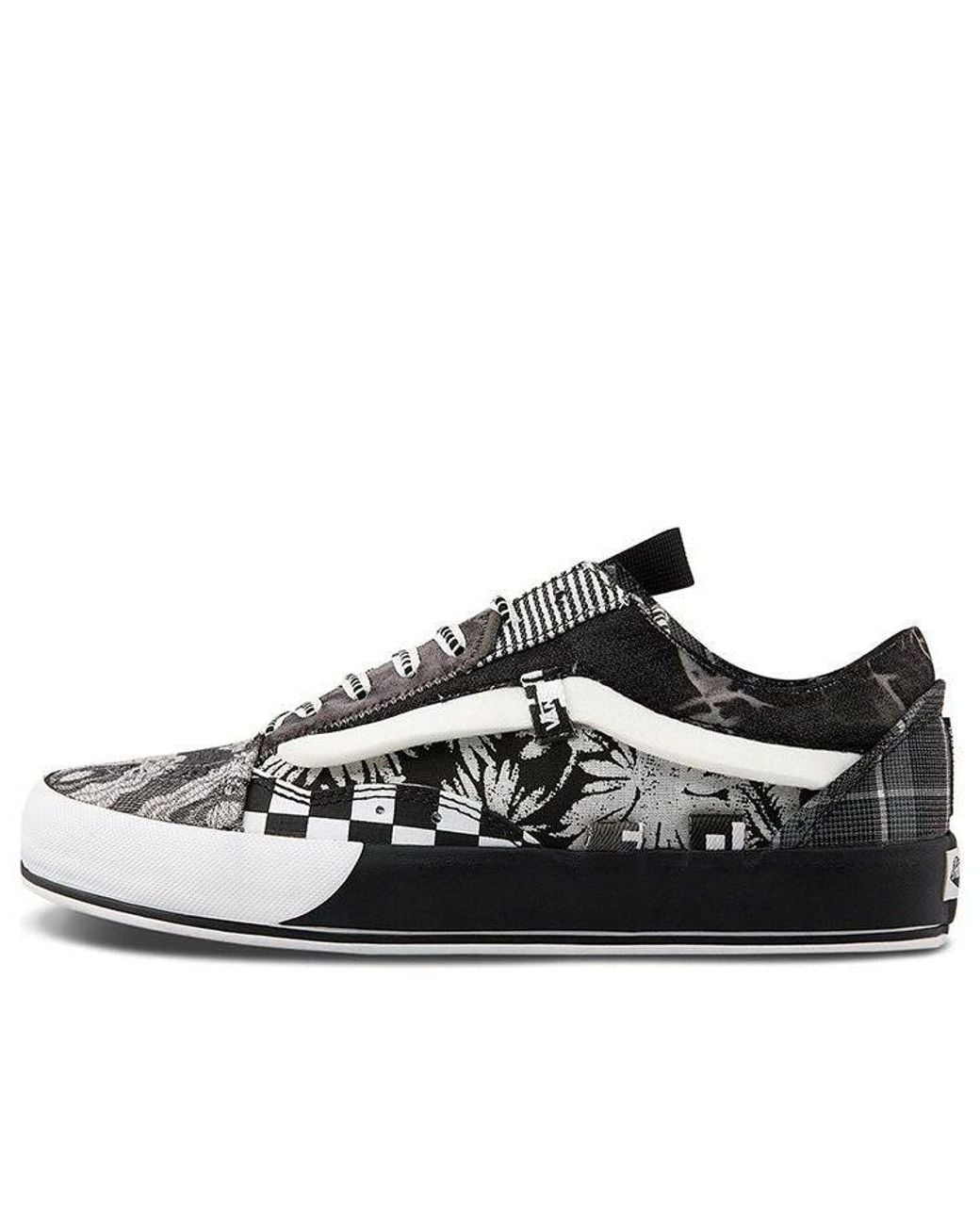 Vans Black Old Skool Cap 'Patchwork' for men