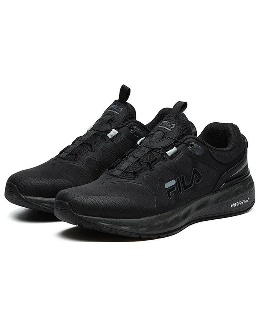 Fila Black Athletics Low-Top 'Triple' for men