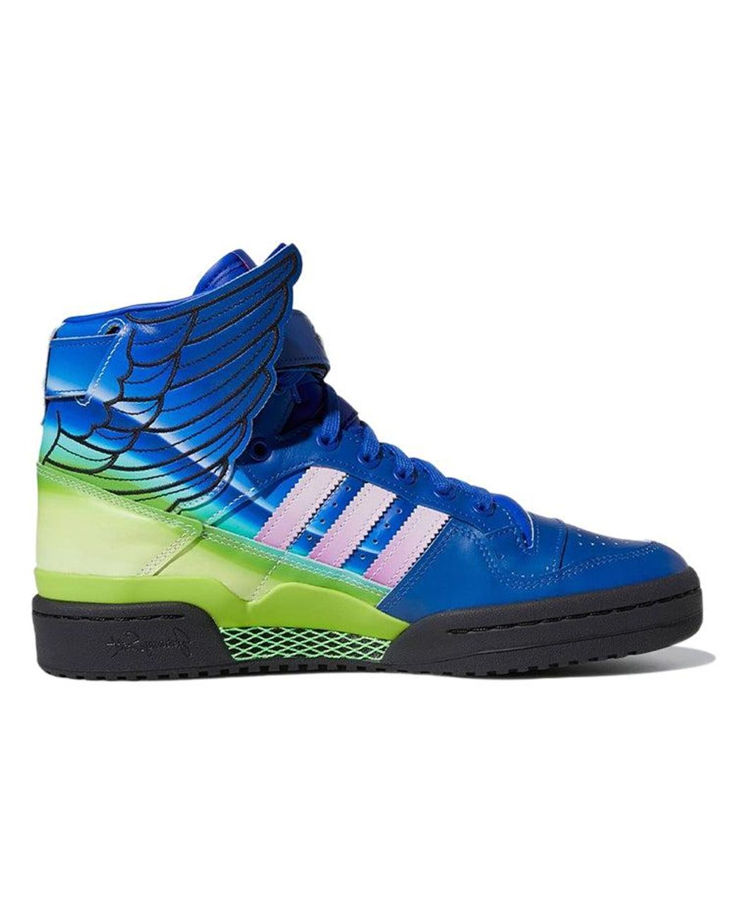 adidas Jeremy Scott X Forum Wings 4.0 'Motorsport' in Blue