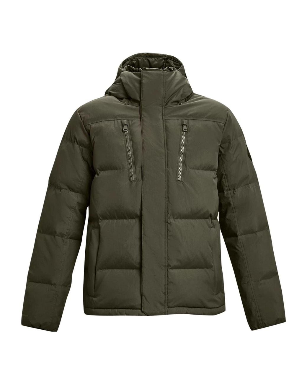 Under Armour Green Coldgear Infrared Fleece Down Jacket for men