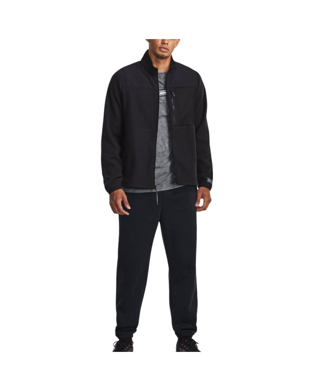 Under Armour Blue Microfleece Maxx Jacket for men