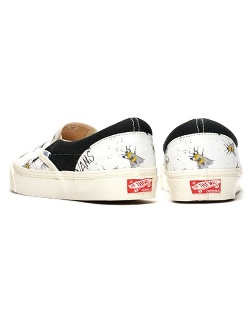 Vans White Ralph Steadman X Og Classic Slip-On Lx 'Bee' for men