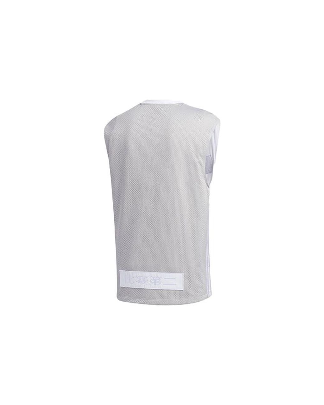 Adidas White Originals Mic Tank Bb Sports Vest for men