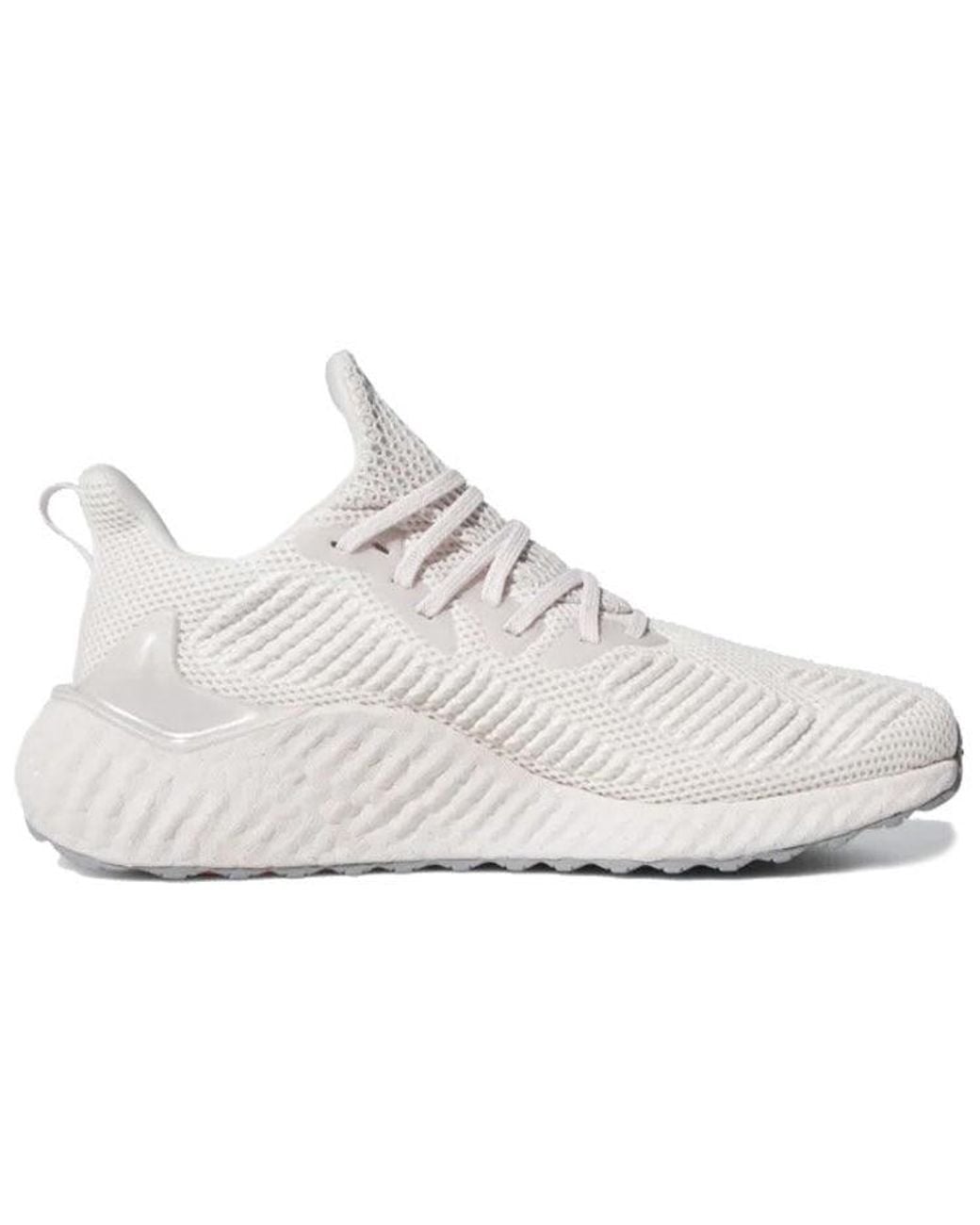 Adidas White Alphaboost 'Orchid Tint' for men