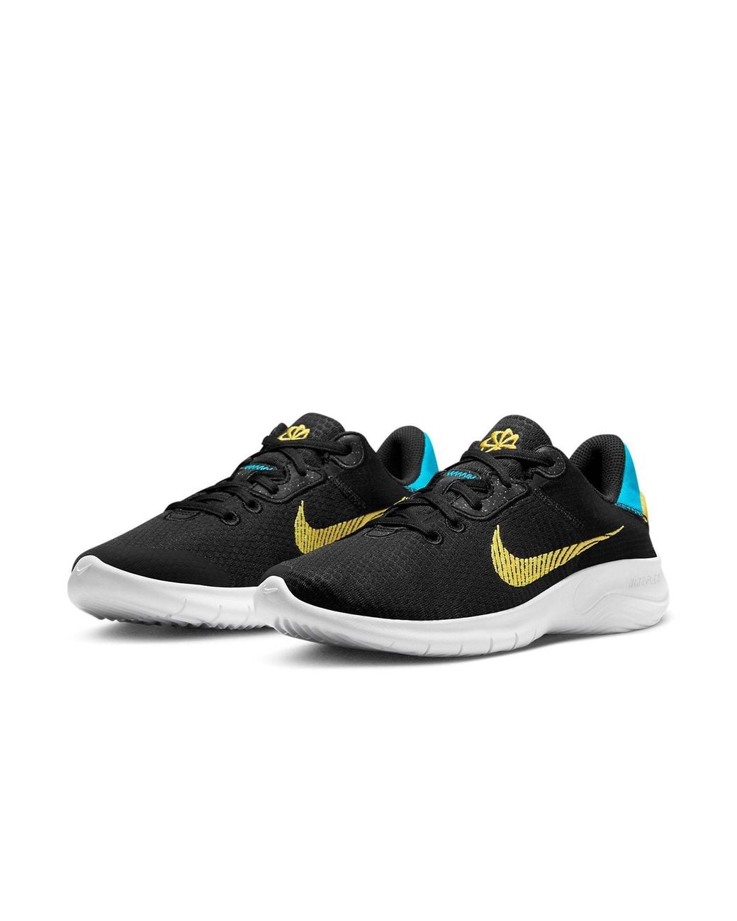 Nike Black (Wmns) Flex Experience Run 11 Road Running Shoes Citron Pulse'