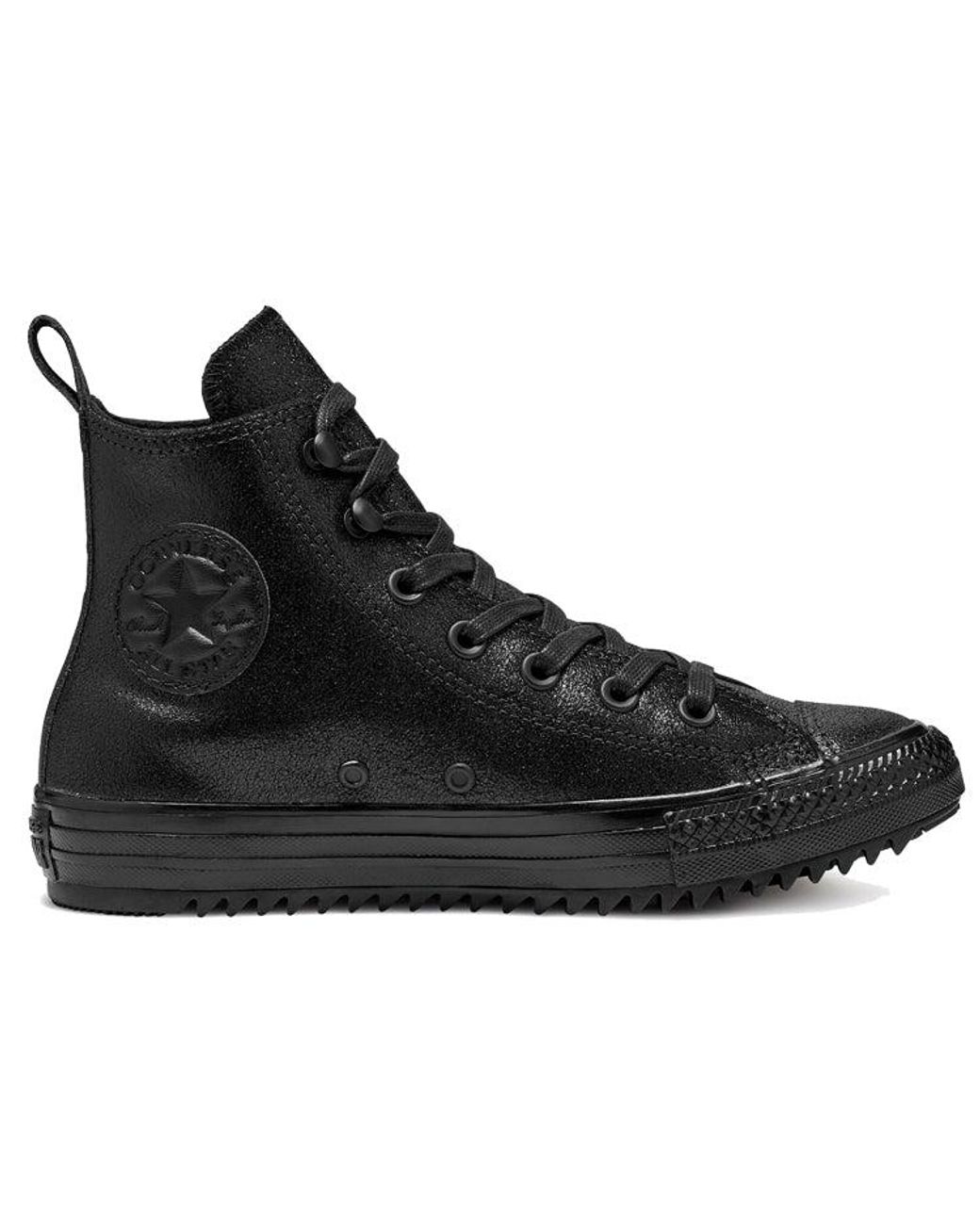 Converse Black (Wmns) Space Mountain Hiker Chuck Taylor All Star High Top Suede Samurai