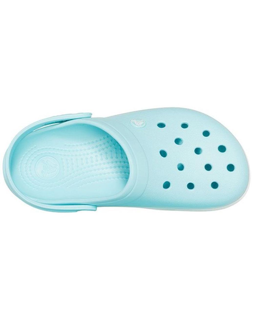 CROCSTM Blue Classic Clog Translucent Beach Ice Sandals for men