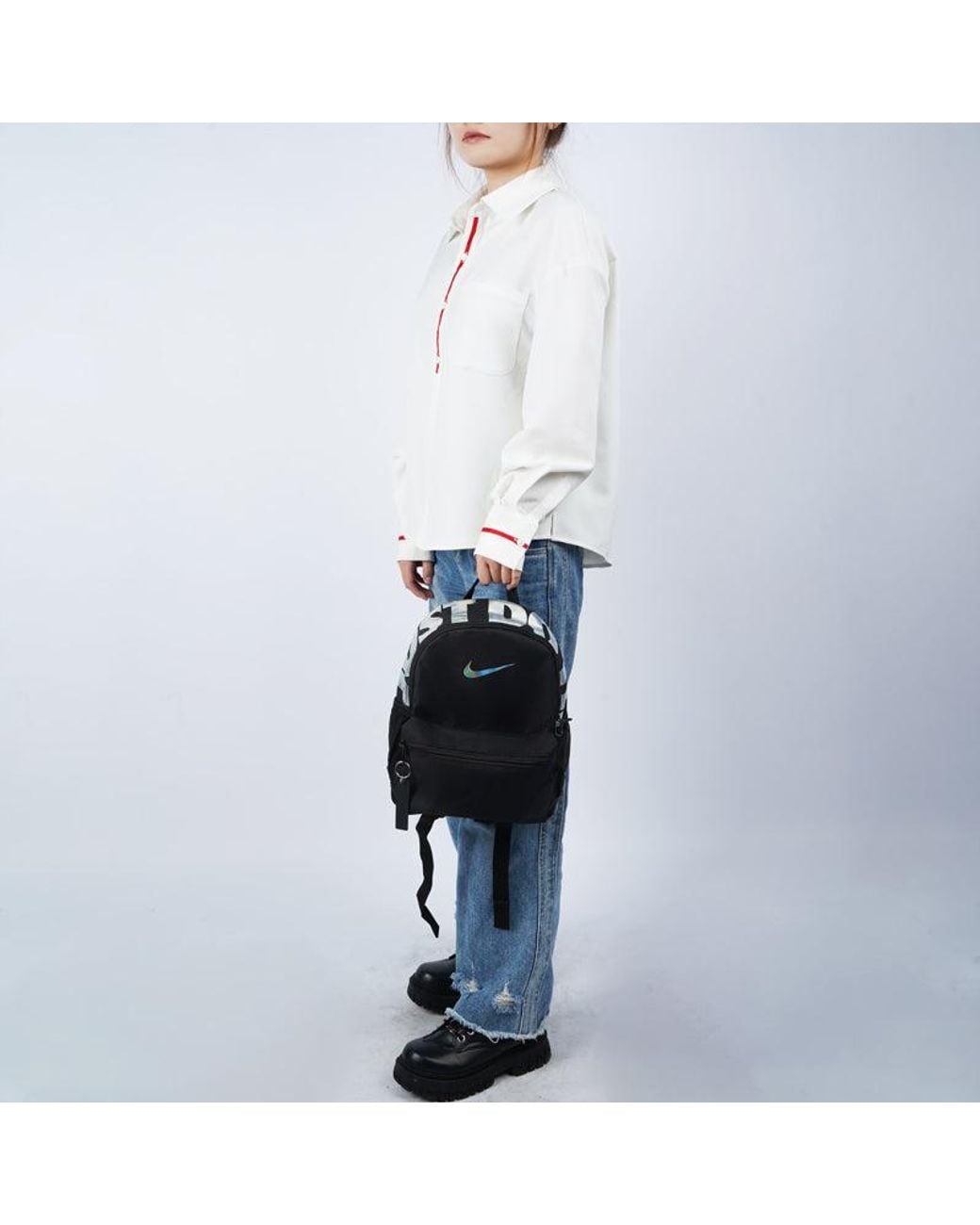 Nike Black (Wmns) Brasilia Just Do It Mini Backpack