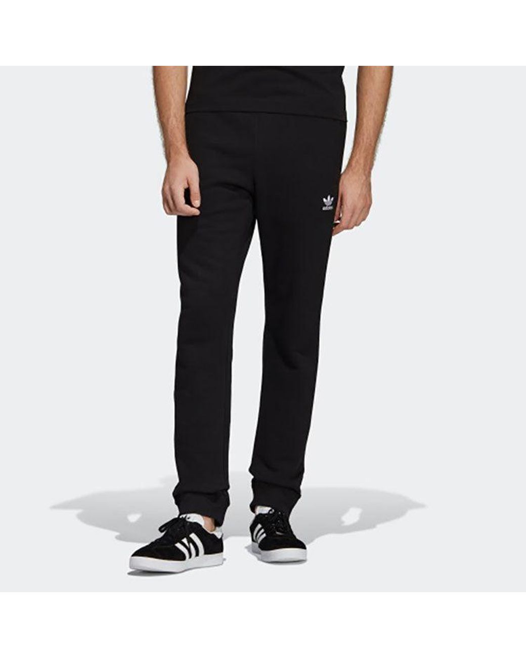 Adidas Black Originals Trefoil Pants For for men