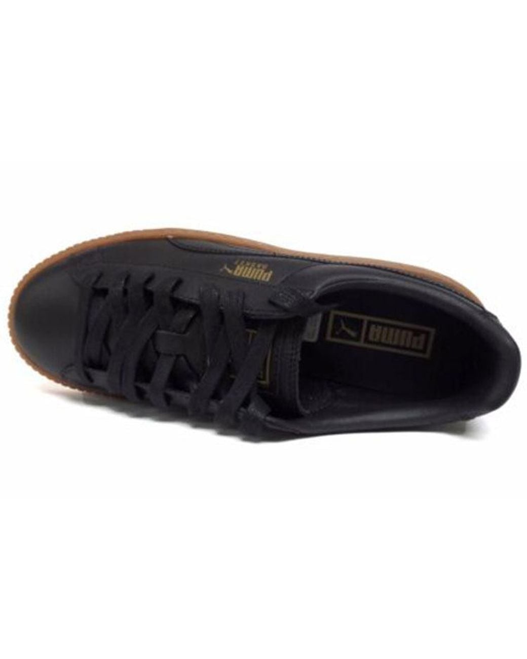PUMA Blue (Wmns) Basket Platform Core Gum'