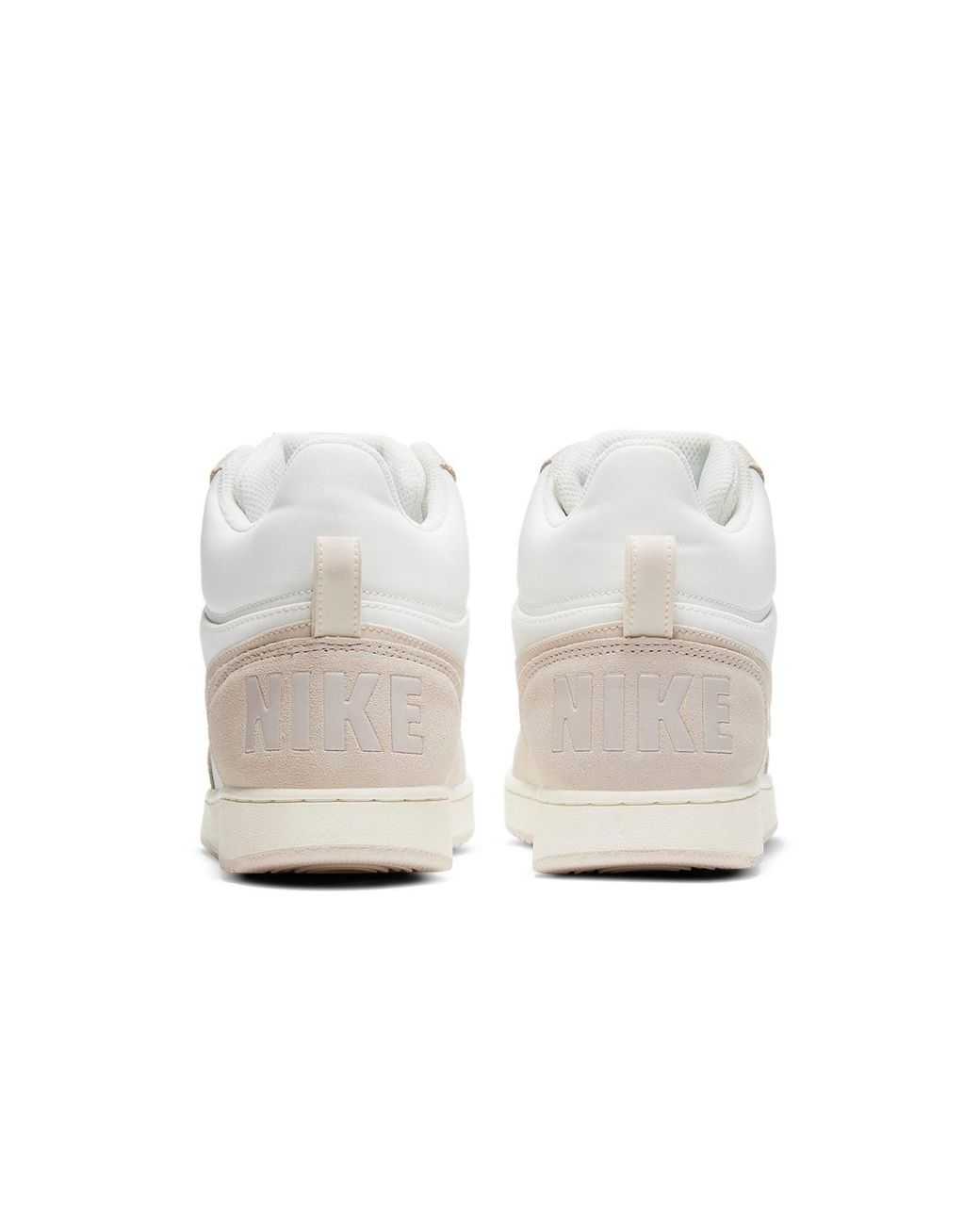 Nike White (Wmns) Court Borough Mid Premium 'Sail Light Orewood'