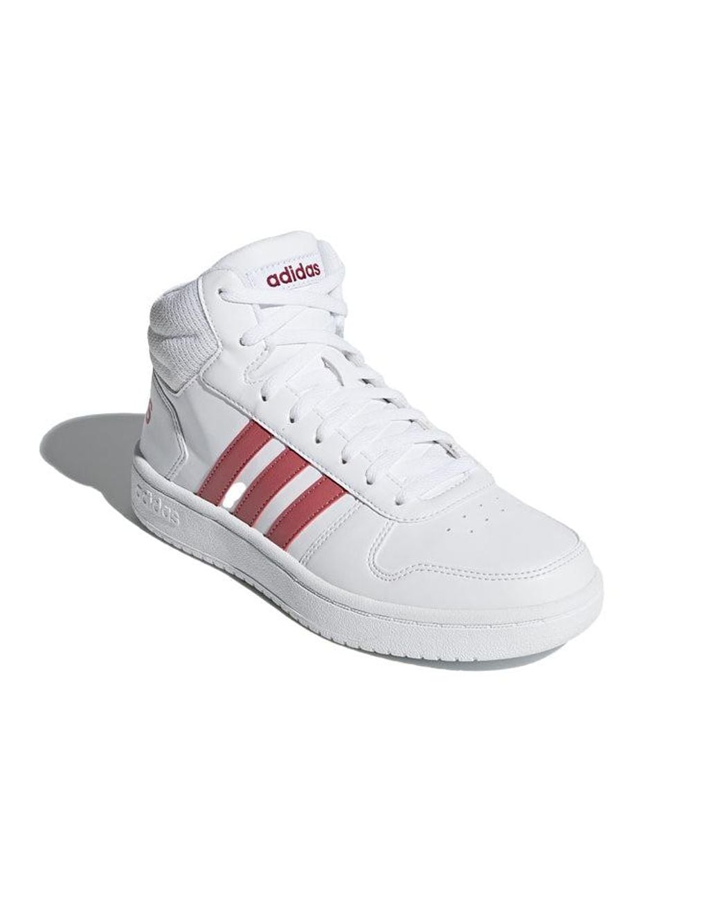 Adidas White (Wmns) Hoops 2.0 Mid